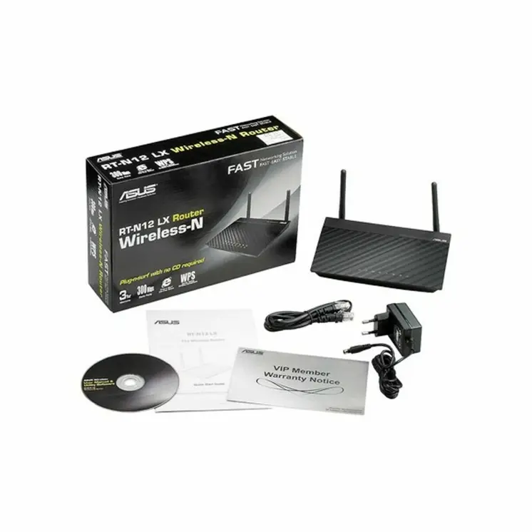 Router Asus RT-N12LX Black USB RJ45 Ethernet LAN Wi-Fi