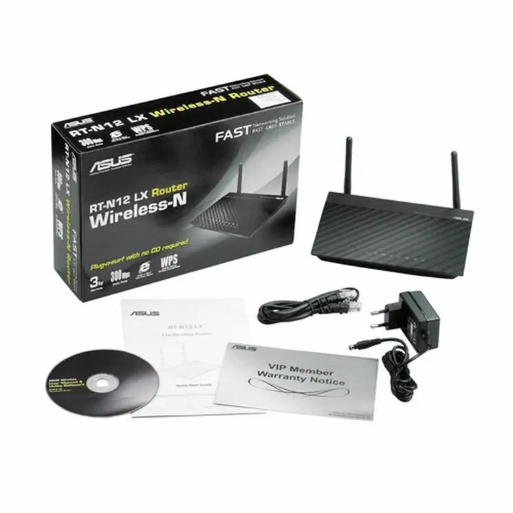 Router Asus RT-N12LX Black USB RJ45 Ethernet LAN Wi-Fi