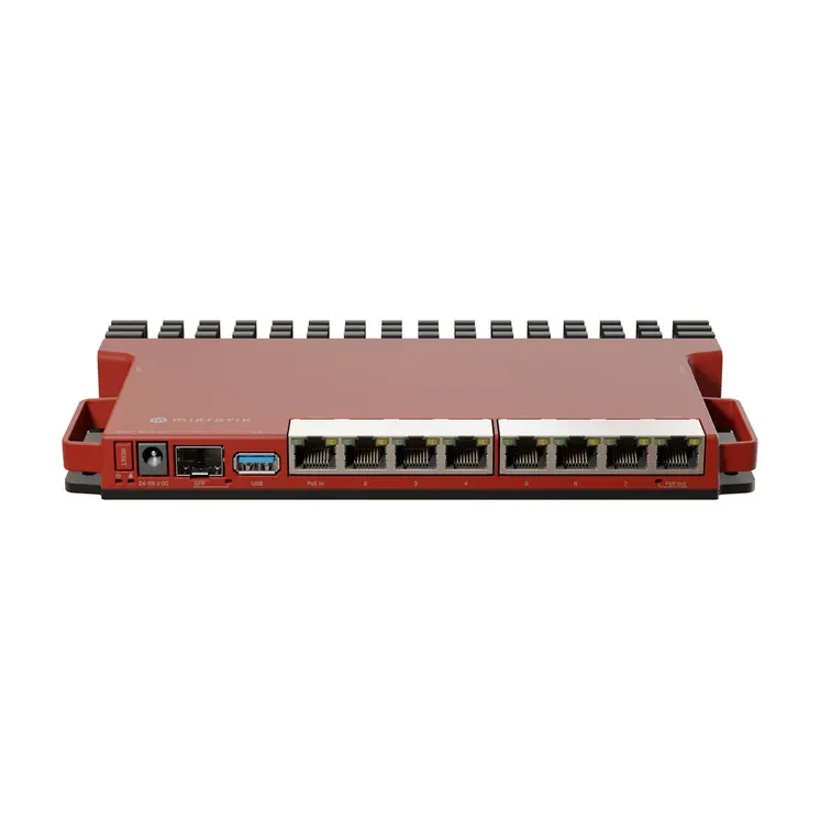 Router Mikrotik L009UIGS-RM Black Red RJ45 PoE x 1 USB x 1