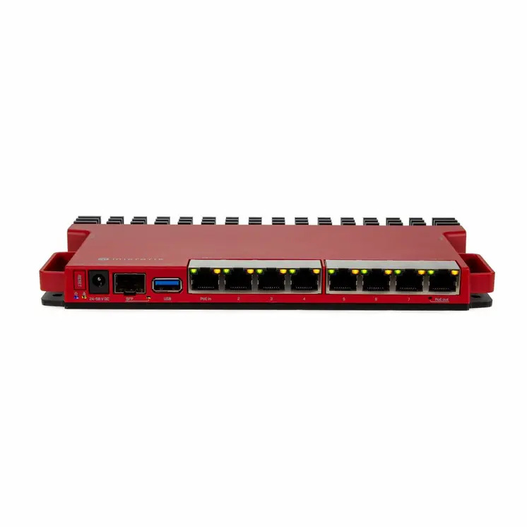 Router Mikrotik L009UIGS-RM Black Red RJ45 PoE x 1 USB x 1