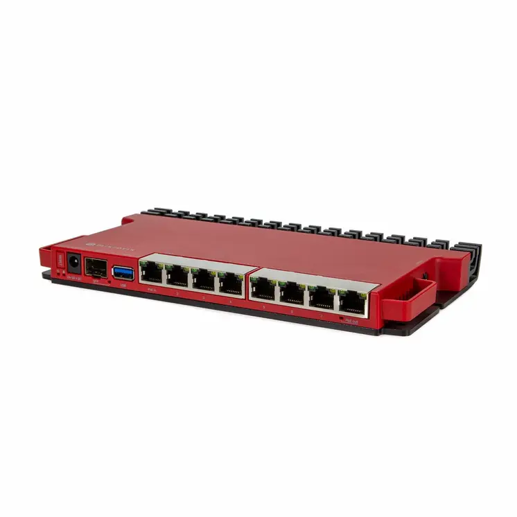 Router Mikrotik L009UIGS-RM Black Red RJ45 PoE x 1 USB x 1
