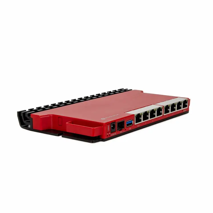 Router Mikrotik L009UIGS-RM Black Red RJ45 PoE x 1 USB x 1
