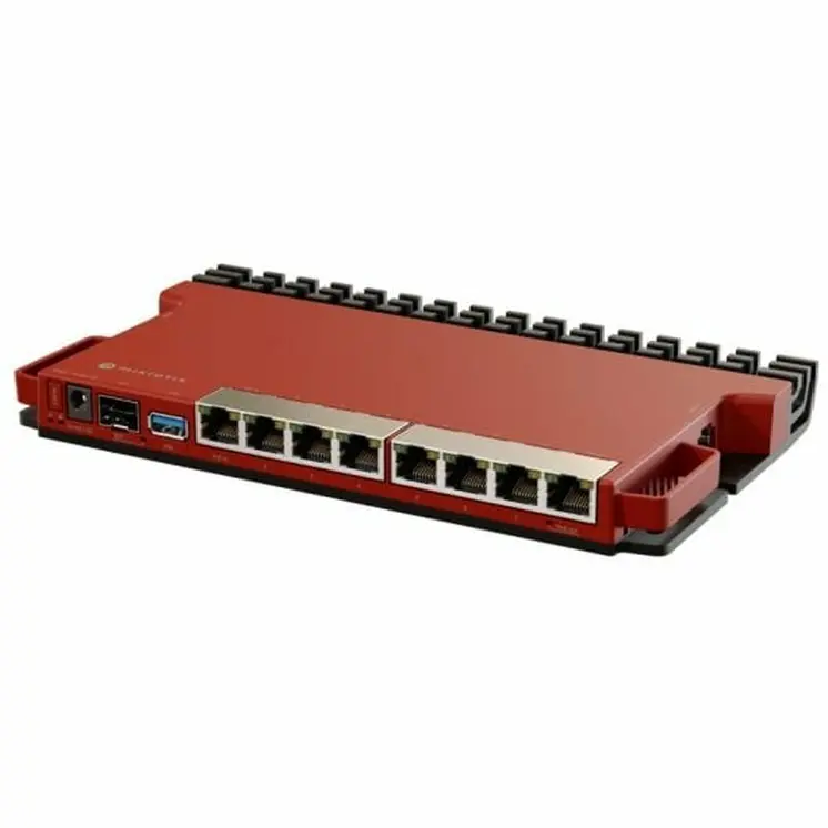 Router Mikrotik L009UIGS-RM Black Red RJ45 PoE x 1 USB x 1