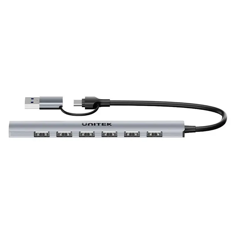 USB Hub Unitek H1209AGY01 Grey