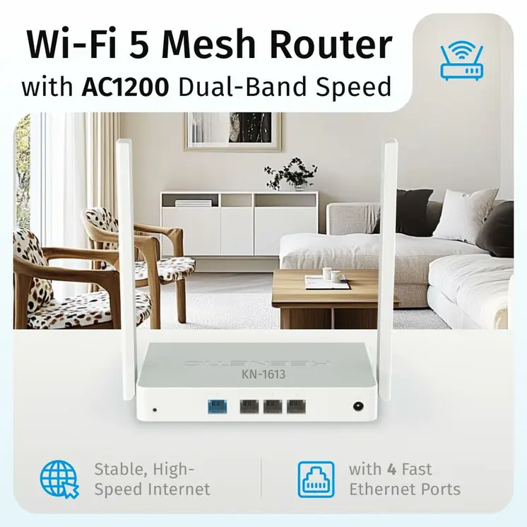 Router Keenetic KN-1613-01EN Ethernet LAN Wi-Fi