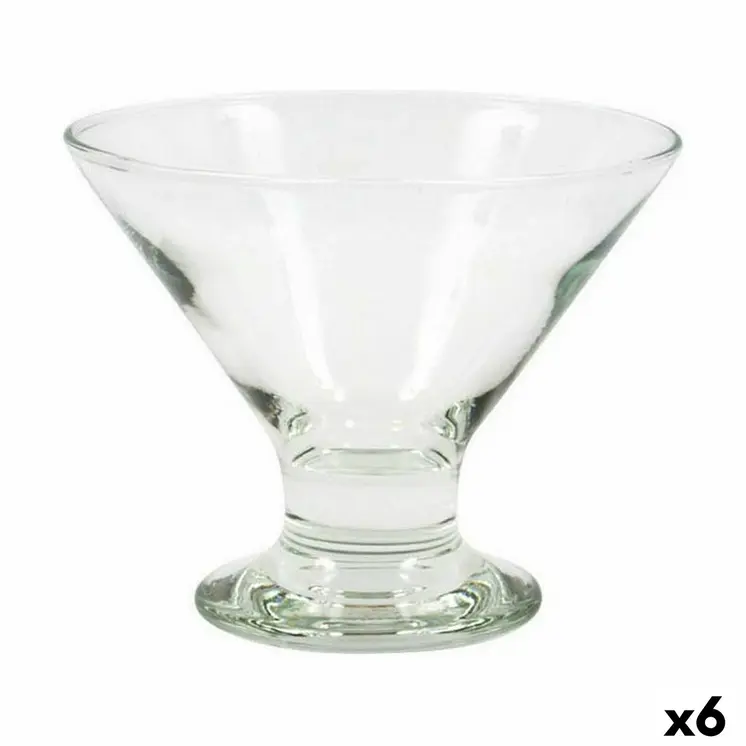 Ice Cream and Milk Shake Glass LAV Crema 165 ml Ice cream 6 Pieces (6 Units)