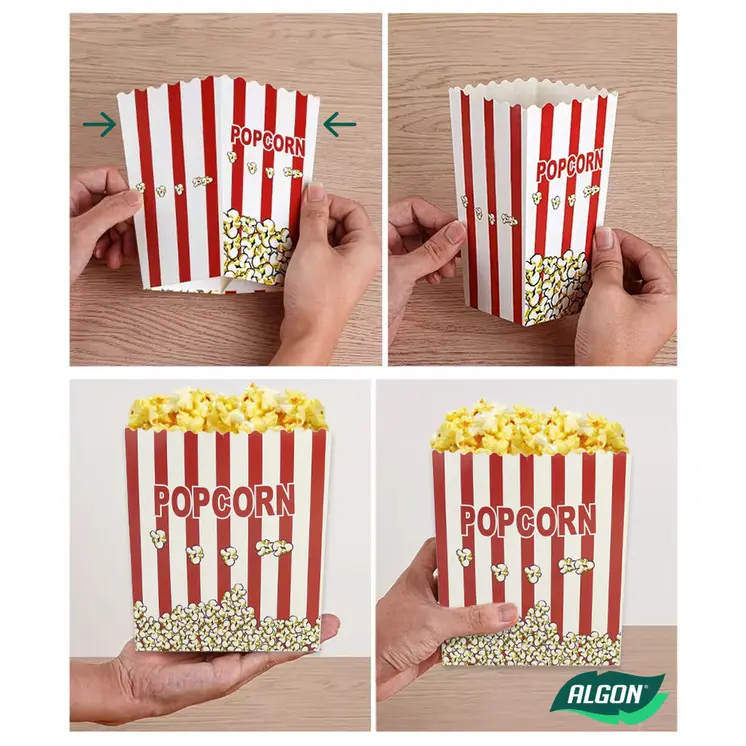Container to serve the popcorn Inde Popcorn (4 Pieces) (24 Units)