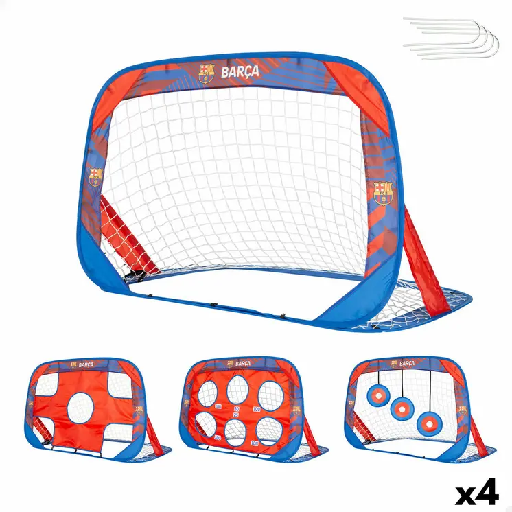 Football Goal F.C. Barcelona 120 x 80 x 80 cm (4 Units)