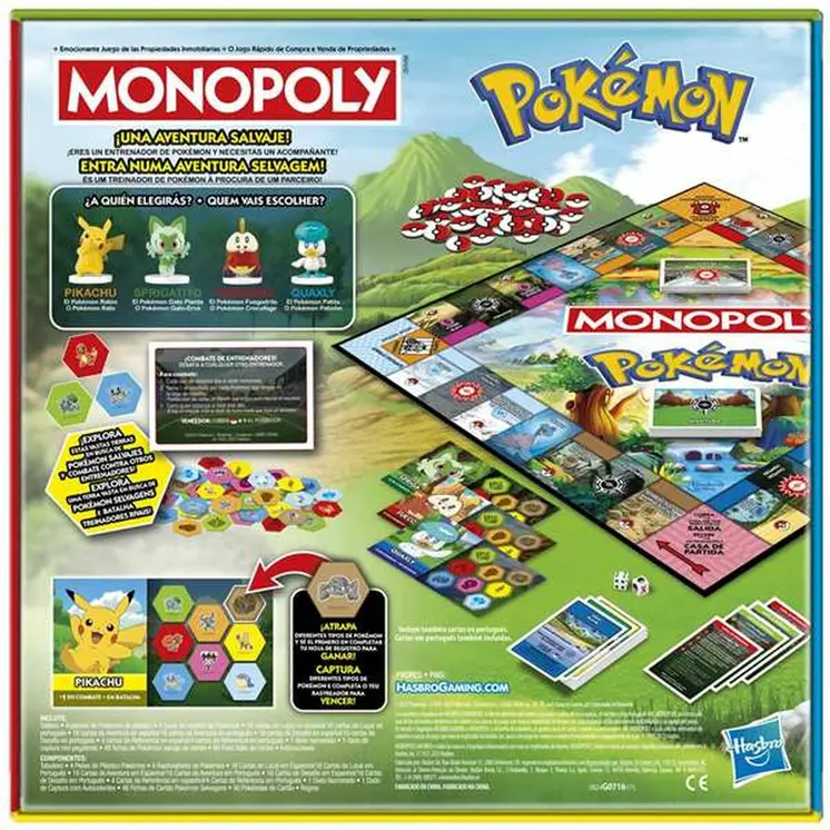 Board game Hasbro Monopoly Pokemon