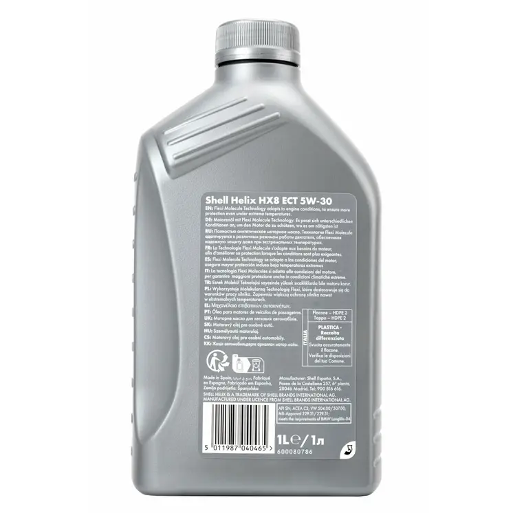 Car Motor Oil Shell Helix HX8 1 L 5W30 C3