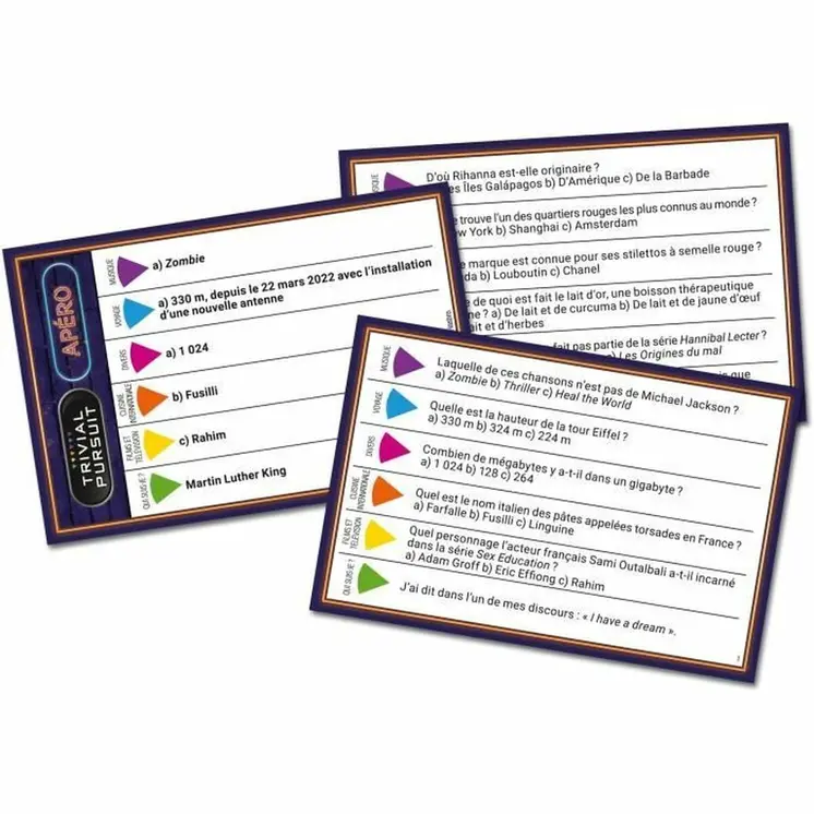 Board game Trivial Pursuit Apéro