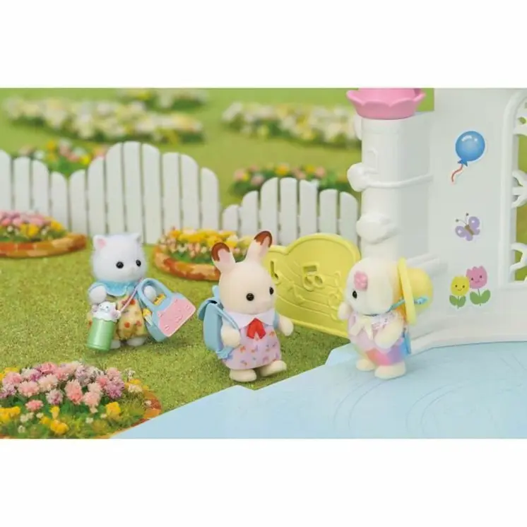 Playset Sylvanian Families The Baby Duo on a Walk 2 Pieces 9 Pieces
