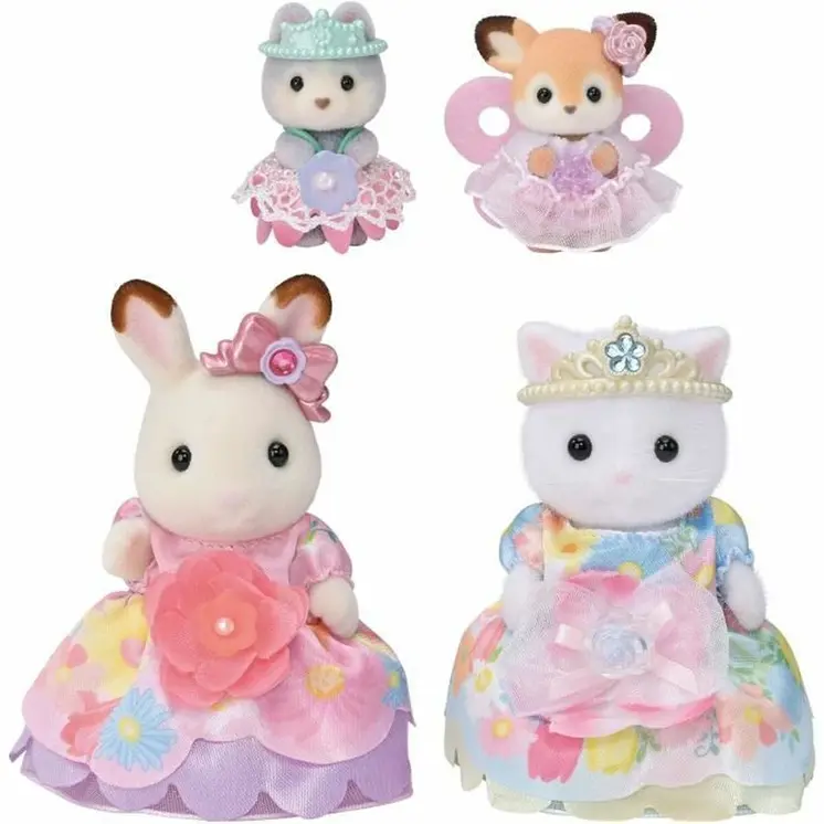 Jointed Figure Sylvanian Families Princesas con vestidos de flores Princess