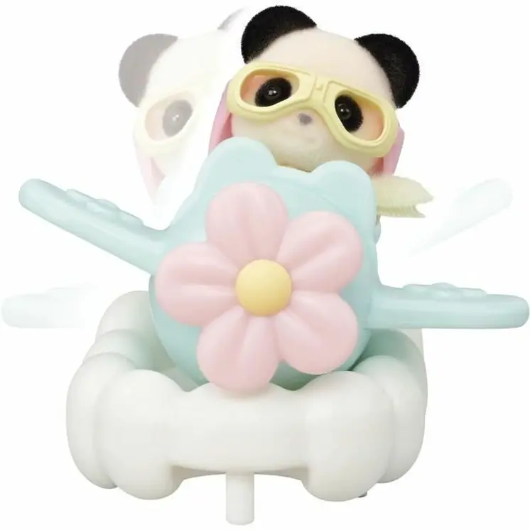 Playset Sylvanian Families Amusement Park Ride - Plane & Train Multicolour