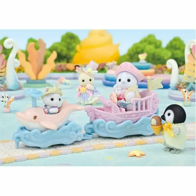 Playset Sylvanian Families Amusement Park Ride - Ride the Waves Multicolour