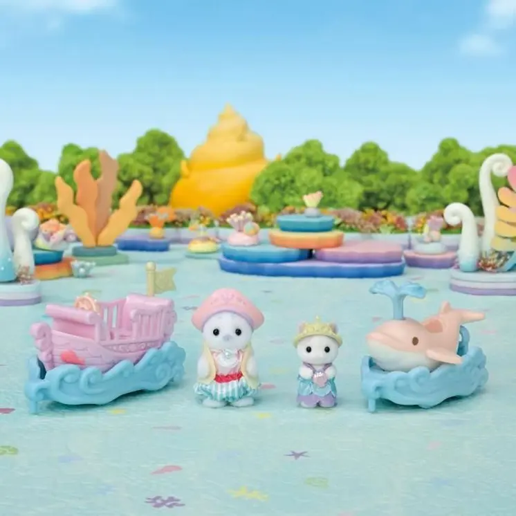 Playset Sylvanian Families Amusement Park Ride - Ride the Waves Multicolour