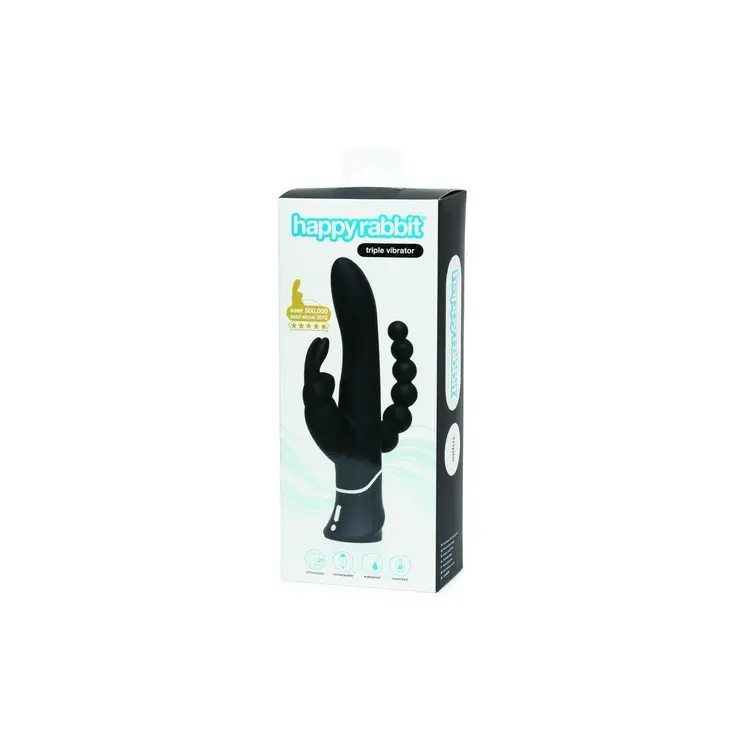Rabbit Vibrator Happy Rabbit 01253 Black