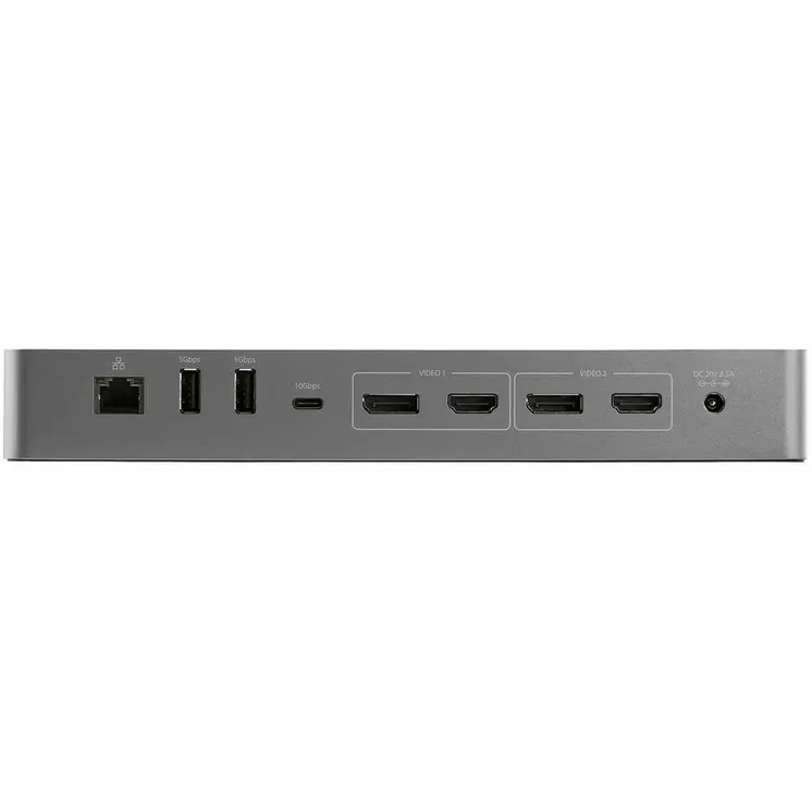 Dockstation Startech TB3CDK2DHUE Grey Black