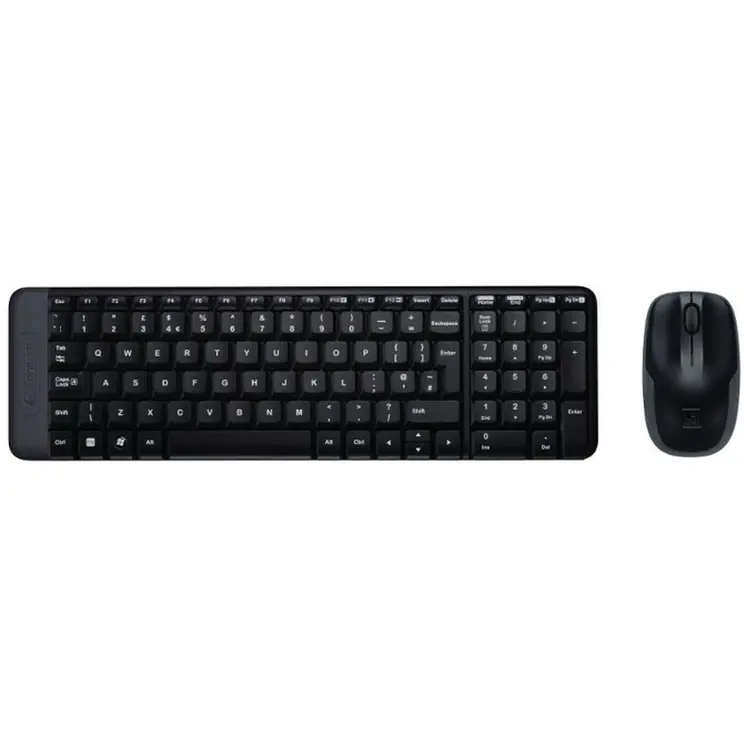 Keyboard and Mouse Logitech 920-003168 Black QWERTY