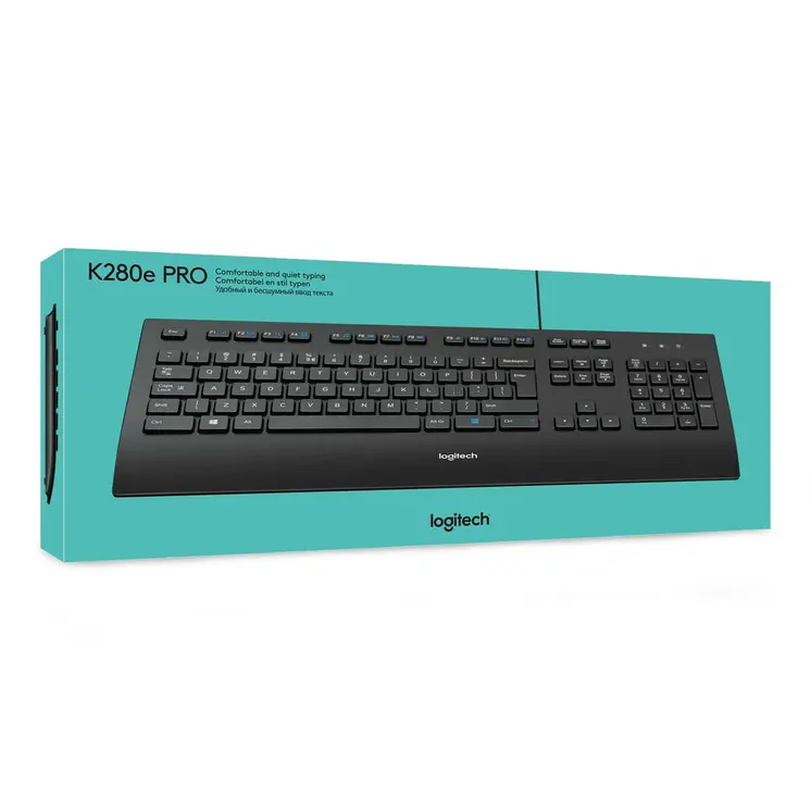 Keyboard Logitech 920-005217 Black QWERTY Qwerty US