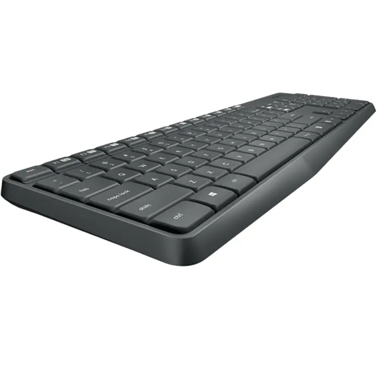 Keyboard and Wireless Mouse Logitech 920-007917 Grey