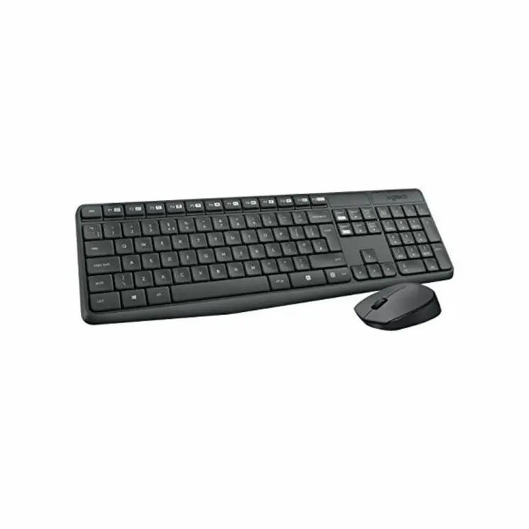 Keyboard and Wireless Mouse Logitech 920-007919 Spanish Spanish Qwerty QWERTY