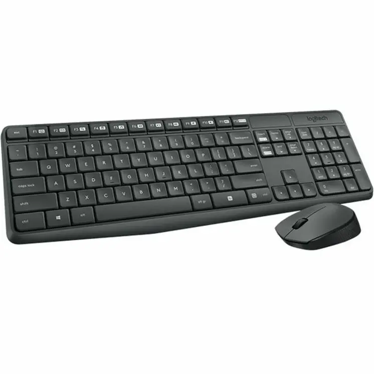 Keyboard and Wireless Mouse Logitech 920-007919 Spanish Spanish Qwerty QWERTY