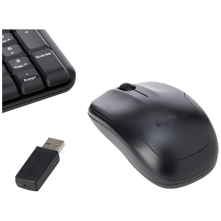 Keyboard Logitech 920-008318 Black Spanish Qwerty