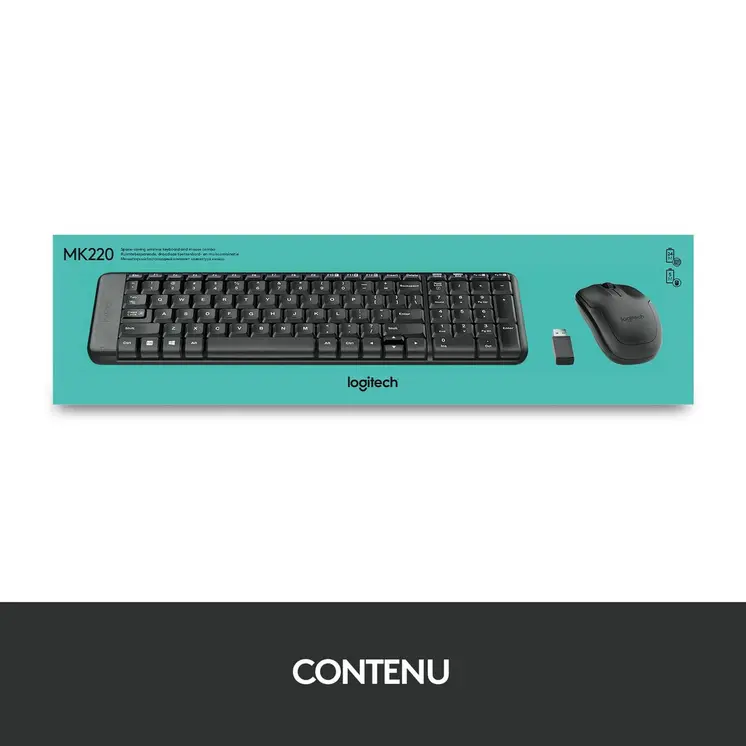 Keyboard Logitech 920-008318 Black Spanish Qwerty