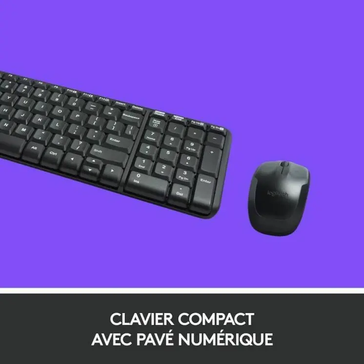 Keyboard Logitech 920-008318 Black Spanish Qwerty