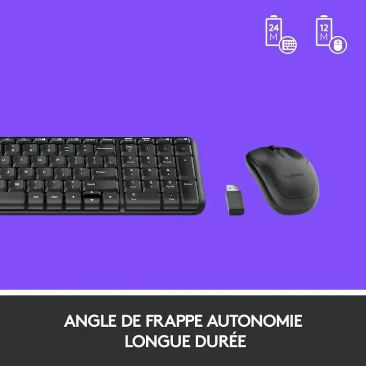 Keyboard Logitech 920-008318 Black Spanish Qwerty