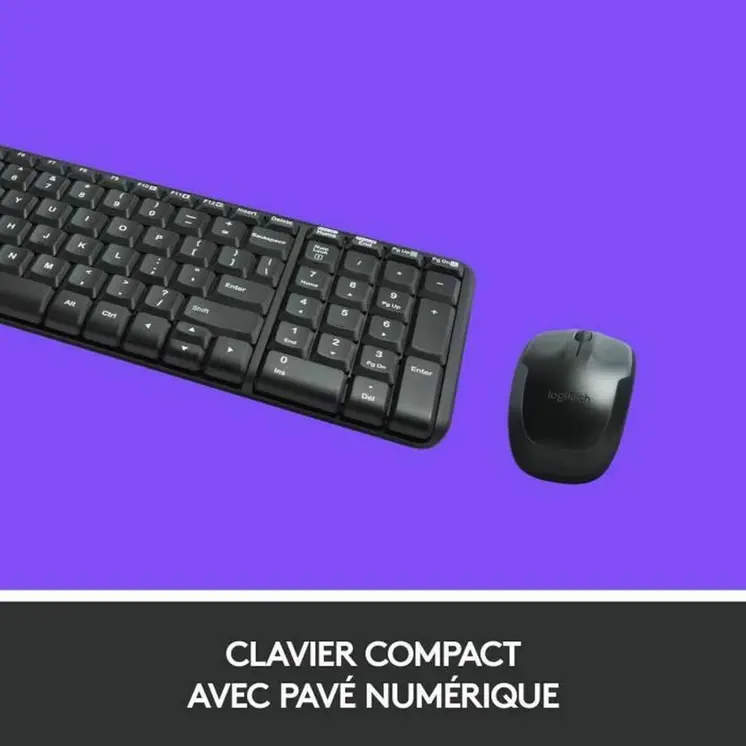 Keyboard Logitech 920-008318 Black Spanish Qwerty