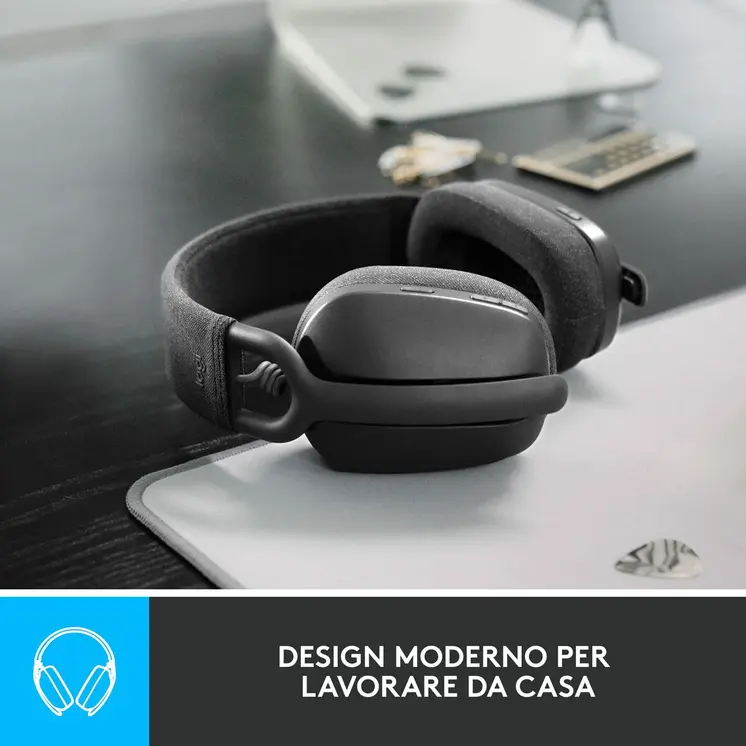 Bluetooth Headphones Logitech Grey Graphite