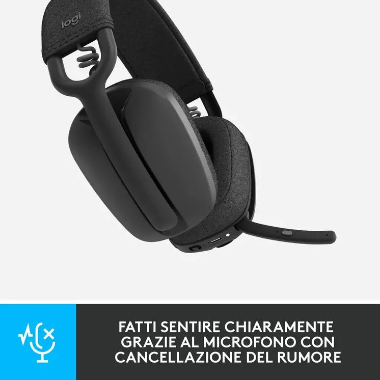 Bluetooth Headphones Logitech Grey Graphite
