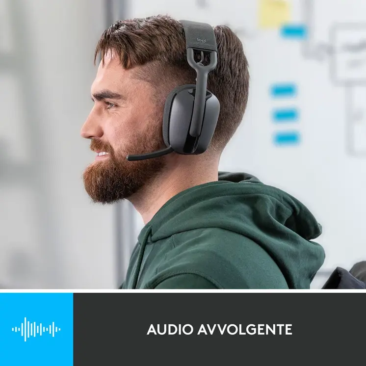 Bluetooth Headphones Logitech Grey Graphite