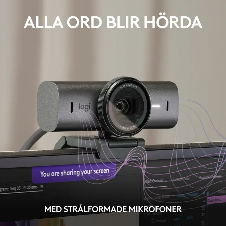 Webcam Logitech 960-001559 4K Ultra HD
