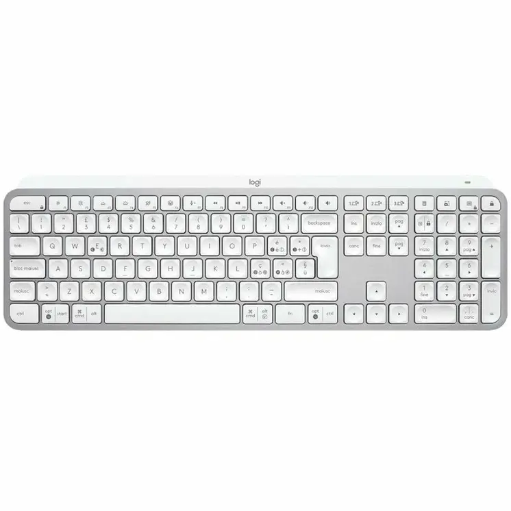 Wireless Keyboard Logitech MX Keys S Grey Spanish Qwerty