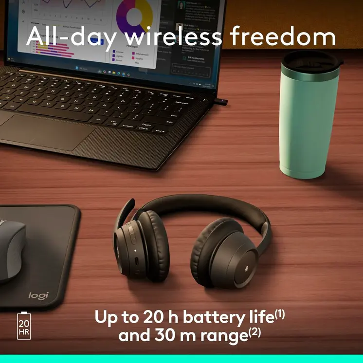 Wireless Headphones Logitech Black