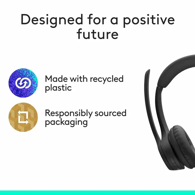 Wireless Headphones Logitech Black