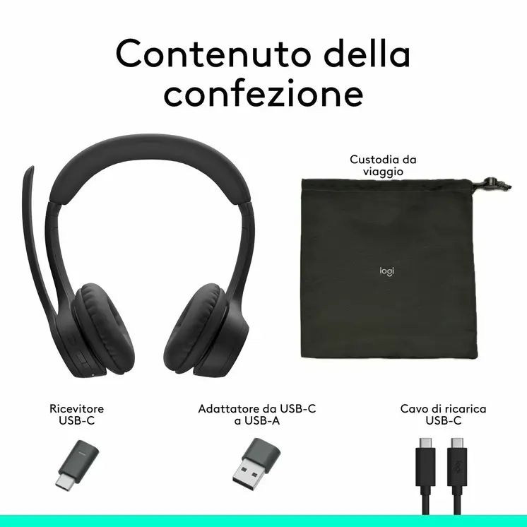 Headphones Logitech Black