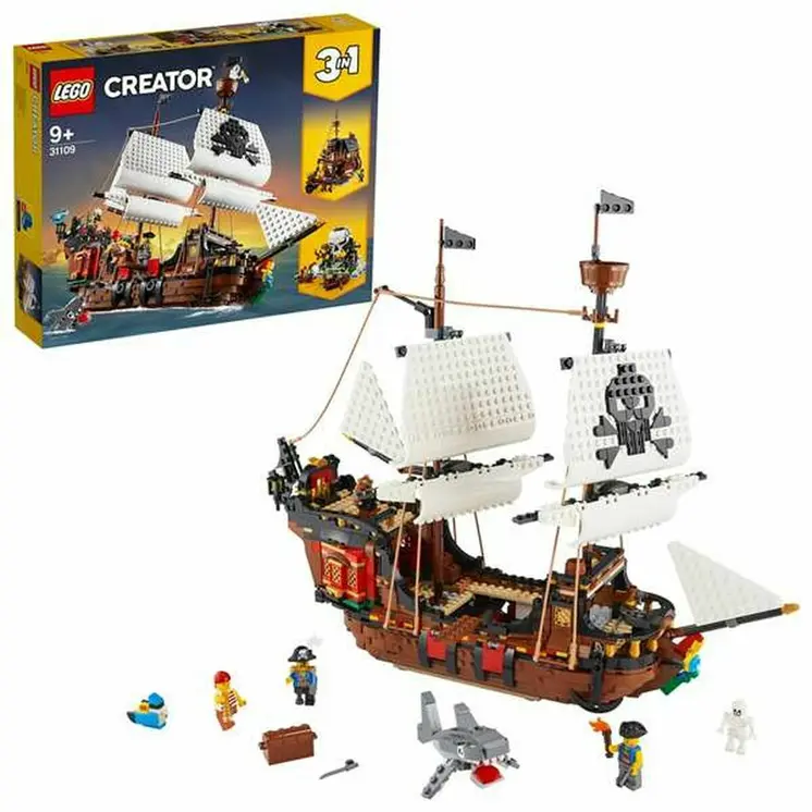 Construction set   Lego 31109 Barco Pirata         White Multicolour Bronze 3-in-1 1260 Pieces