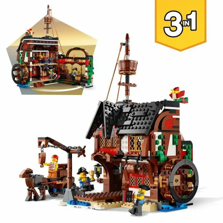 Construction set   Lego 31109 Barco Pirata         White Multicolour Bronze 3-in-1 1260 Pieces