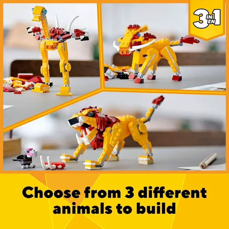 Playset Lego 31112 Lion