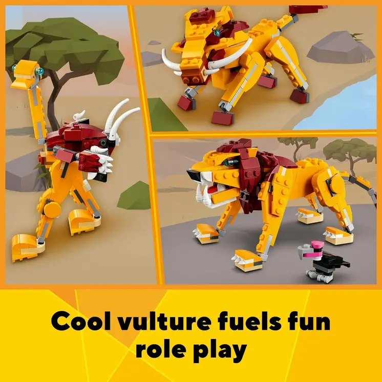 Playset Lego 31112 Lion
