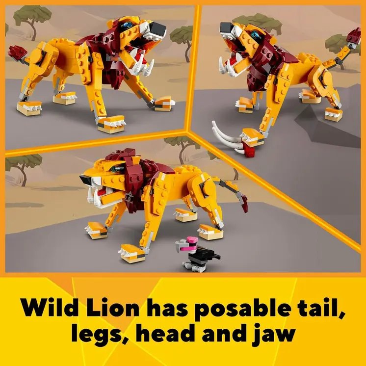 Playset Lego 31112 Lion