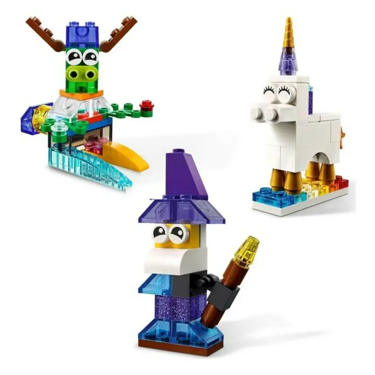 Construction set Classic Transparent Bricks Lego 11013 Multicolour