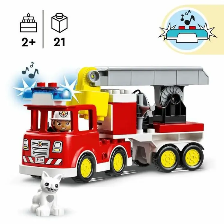 Playset Lego DUPLO Town 10969 Fire Truck 21 Pieces
