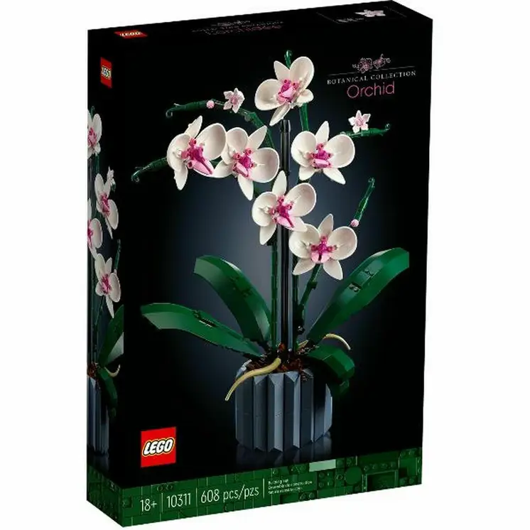 Construction set Lego 10311 ORQUÍDEA Blue Multicolour 608 Pieces