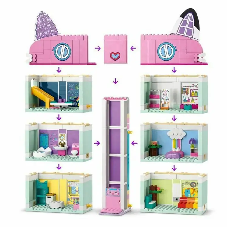 Construction set Lego Gabby's Dollhouse Multicolour