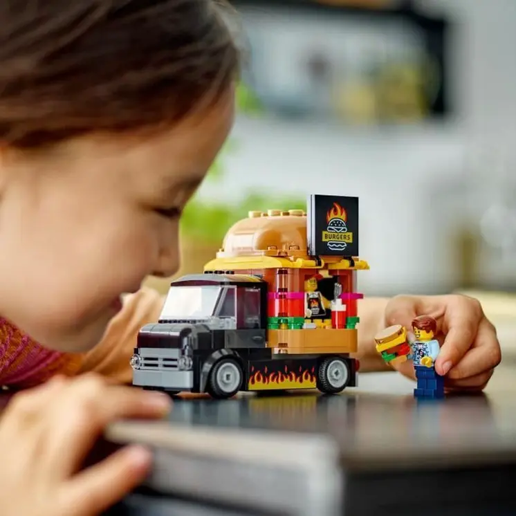 Construction set Lego 60404 Hamburger truck Multicolour